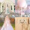 11.8 ft Artificial Cherry Blossom Vines Fake Spring Flowers Hanging Silk Sakura Flower Garland for Wedding Party Decor, Pink